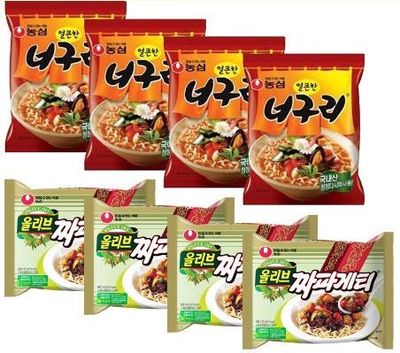 Ramen Man Set A-53 (Neoguri x4 , Chapagetti x4) A-53 ( x4, x4)