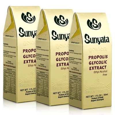 Brazilian Green Propolis Sunyata FDA Registered (3) Bundle 1 pack Bee Freshener (3)