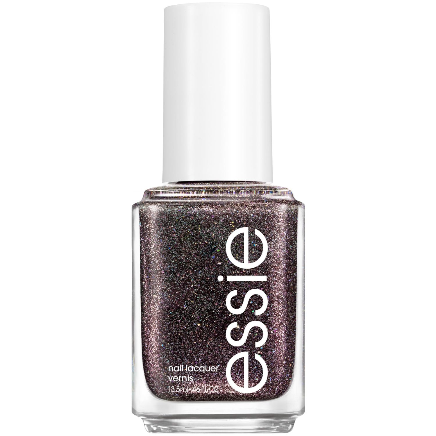 essie Nail Polish, Salon-Quality Black Nail Polish, Vegan, Fall 2024, Studs &amp; Spikes, 0.46 fl oz