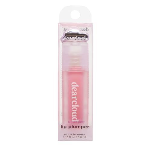 dearcloud Super Jelly Lip Plumper - Lip Gloss Plumper with Hyaluronic Acid &amp; Capsicum - Plumping Lip Gloss for Women - Candy Latte (.13 fl oz oz)
