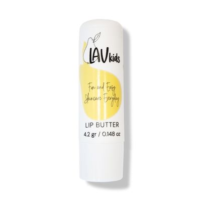 Lav Kids Nourishing Lip Butter gently scented Natural Child Balm Ultra-moisturising Lip Butter for sensitive skin Paediatrician Tested &amp; Approved Kids Intensive Lip treatment for Sensitive Skin 4.2g