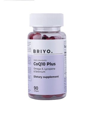 Briyo Highly absorbable CoQ10 100 mg Plus Omega-3 with Natural Form of Lycopene and Selenium, Heart Health Supplement (90 softgels)