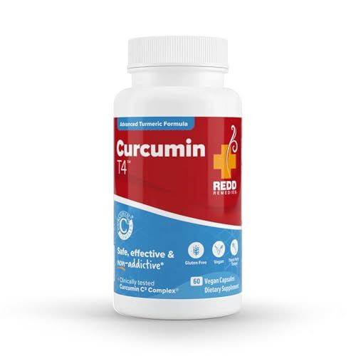 Redd Remedies, Curcumin T4, Advanced Turmeric Formula, 60 Vegan Capsules
