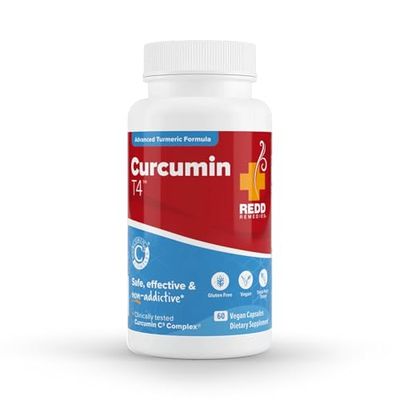 Redd Remedies, Curcumin T4, Advanced Turmeric Formula, 60 Vegan Capsules
