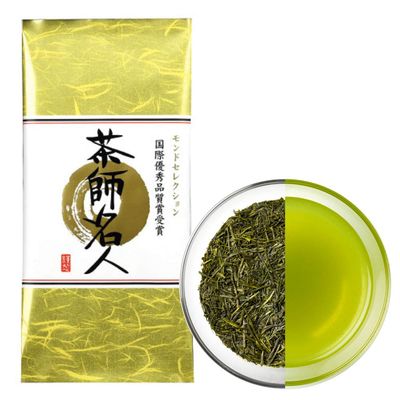 Monde selection Gold grade | Tea Master | Premium Fukamushi Sencha Deep Steamed Green Tea Loose leaf 70g/2.4oz from Shizuoka Japan | Japanese Tea KIMIKURA