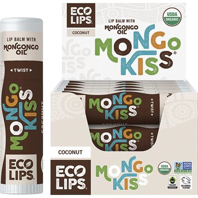 Mongo Kiss Coconut Organic Lip Balm, 0.25 oz. - 3 Pack!