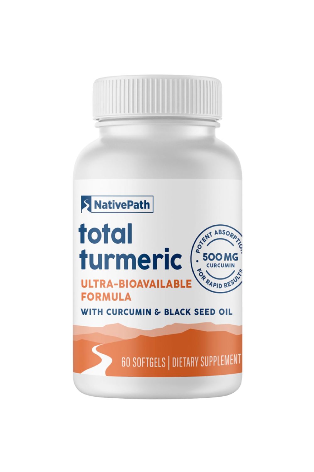 NativePath Turmeric Curcumin with Black Seed Oil - Advanced Antioxidant &amp; Joint Support Supplement - Premium Turmeric Softgels with Enhanced High Absorption, Non-GMO &amp; Gluten-Free, 60 Softgels