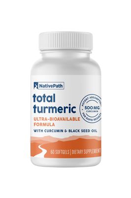 NativePath Turmeric Curcumin with Black Seed Oil - Advanced Antioxidant &amp; Joint Support Supplement - Premium Turmeric Softgels with Enhanced High Absorption, Non-GMO &amp; Gluten-Free, 60 Softgels