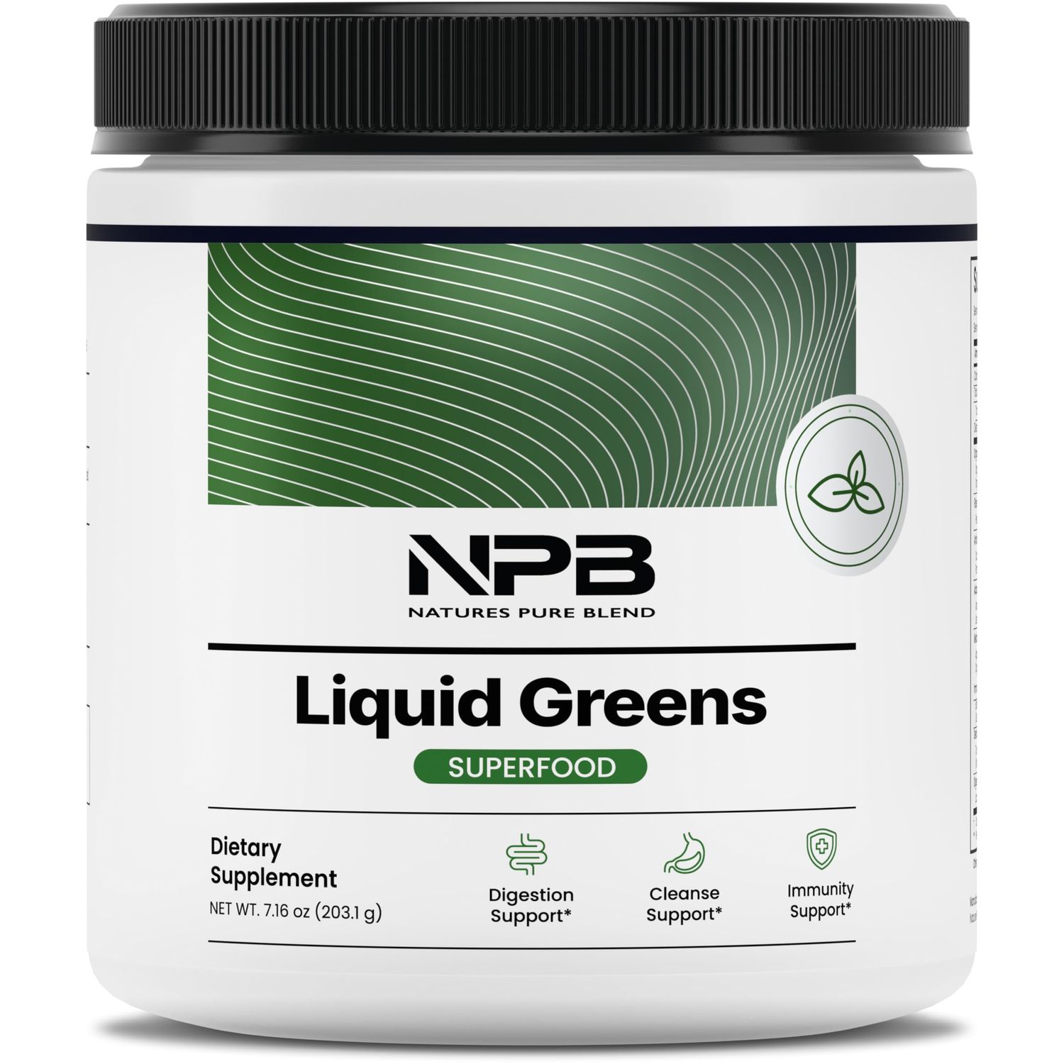 Nature&#39;s Pure Blend Super Greens Powder - Organic Greens Superfood Powder Supplements for Green Juice &amp; Smoothie - Probiotic - Drink Mix for Energy Wellness and Digestion (Matcha Flavor, 30 Servings)