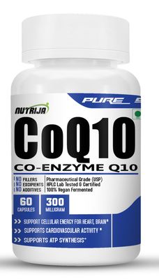 Nutrija - CoEnzyme Q10 (CoQ10) - 300Mg 60-Capsules