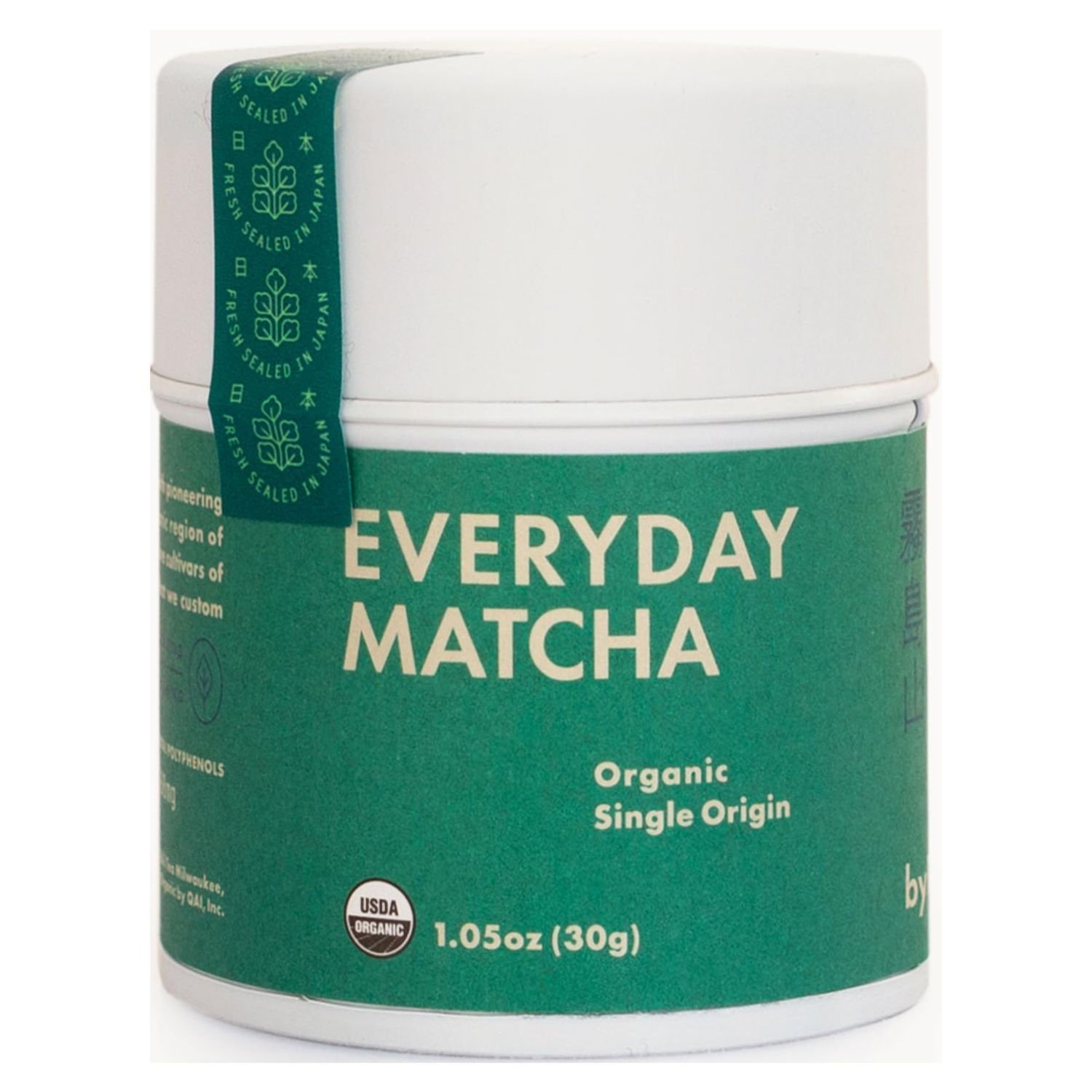 Rishi Tea Everyday Matcha - Organic Japanese Daily Matcha Green Tea Powder for Cafe-Quality Matcha Drinks, Hot or Iced - 1.05 Oz Tin
