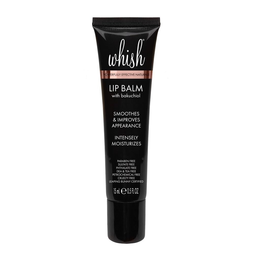 Whish Tinted Lip Balm Oil with Bakuchiol, 5oz