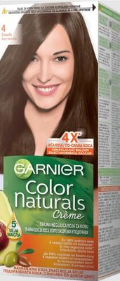 Garnier Color Naturals Nourishing Permanent Hair Color Cream -4.0 Maroon, 3.4 Fl. Oz.(PACK OF 3)