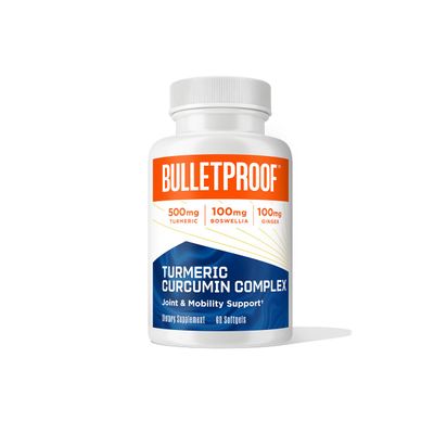 Bulletproof Turmeric Curcumin Complex Inflammation Response Softgels, 60 Count, Keto Supplement for Joint and Inflammation Support, Antioxidant Support, Packaging May Vary