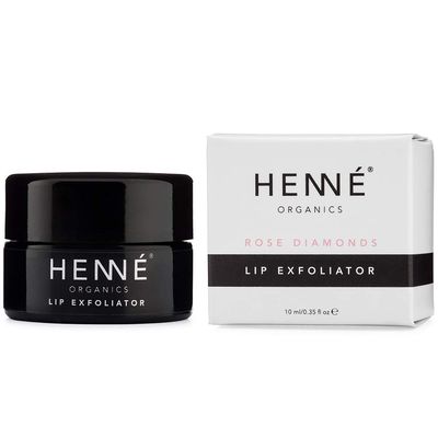 Henn Organics Lip Exfoliator - Natural and Organic Sugar Scrub - Rose Diamonds