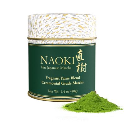 Naoki Matcha Fragrant Yame Blend - Authentic Japanese First Harvest Ceremonial Grade Matcha Green Tea Powder from Yame, Fukuoka (40g / 1.4oz)