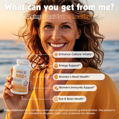 Alliwise NAD Supplement for Women, Premium Liposomal Nicotinamide Riboside, NAD 400 mg Liposomal Supplements, Liposomal Nicotinamide Riboside Resveratrol for Healthy Aging, Energy, Focus 60 Capsule