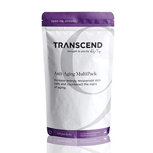 Transcend Ray and Terry&#39;s Anti-Aging Supplement Combination: 30 Day Supply Individual Dose Packets Contain 3 Supplements to Counterract Biochemical Aging