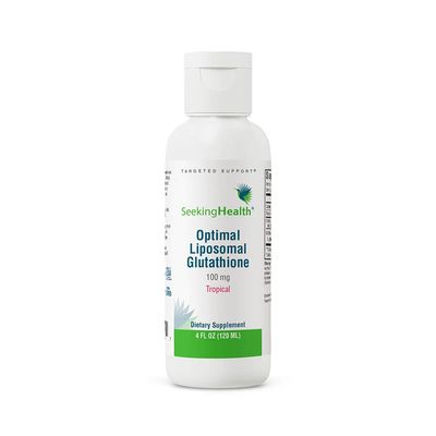 Seeking Health Optimal Liposomal Glutathione | Provides 500 mg of Reduced Glutathione per Serving (Tropical, 4 oz)