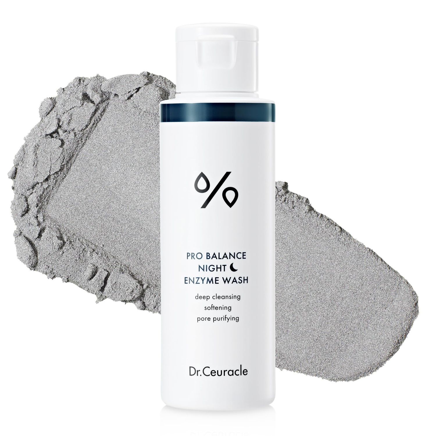 Dr.Ceuracle Pro Balance Enzyme Powder Face Wash - Korean Day and Night Natural Enzyme Powder Face Wash for Deep Pore Cleansing, Sebum Removing, pH Skin Balancing Care (Night Wash)