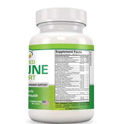 Gold Banner Immune Support Supplement Superior Anti-Oxidant - Boosts Immune System with Red Raspberry, Pomegranate, Pine Bark, Grape Seed, Green Extracts- Polyphenols, Lycopene