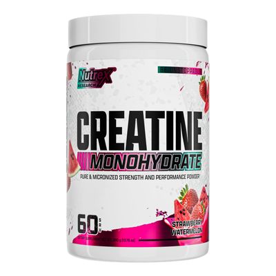 Nutrex Research Flavored Creatine Powder, Strawberry Watermelon | 5g Creatine, Mixes Easily | Supports Energy, Muscle Growth, Energy and Performance | 60 Servings
