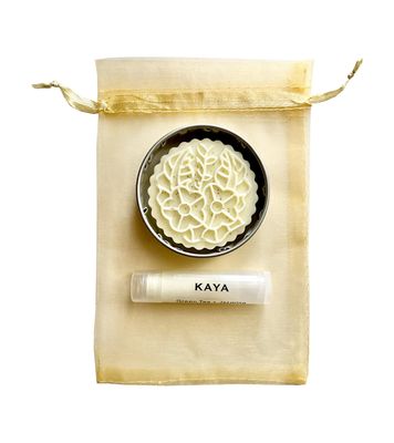 Green Tea Jasmine - Solid Lotion &amp; Lip Balm - All Natural Organic - Gift for Mom, Gift for Teacher, Bridal shower, Birthday gift, Baby shower, Self care