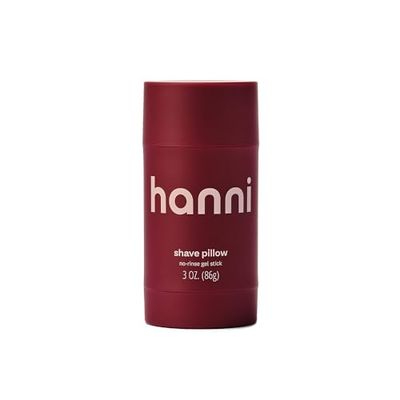 HANNI Shave Pillow, Shaving Gel for Women and Men, Hair Removal Products for Pubic, Body Hair or Legs, In-Shower/Waterless Razor, Travel Friendly Skin Care Moisturizer, Women&#39;s Grooming, 3 oz
