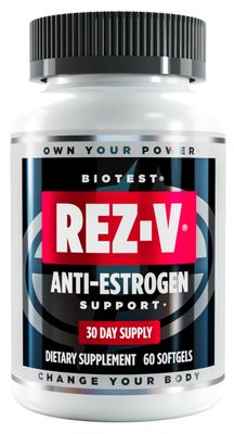 Biotest Rez-V High-Absorption Resveratrol - Anti-Estrogen Support &amp; Cellular Health - 60 Softgels (30 Day Supply)