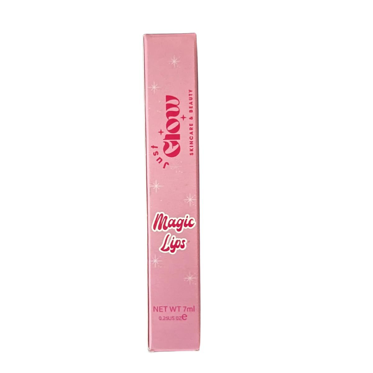 Just Glow Skincare &amp; Beauty Magic Lips Color Changing Lip Gloss - Color Changing Lip Oil - Non-sticky, Hydrating, Moisturizing, Repairing and Nourishing Lip Gloss- Strawberry Cheesecake (0.25oz)