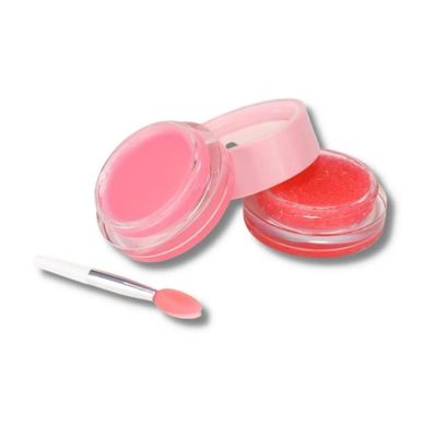 YANY Beauty Lip Love Duo - Vegan Lip Scrub &amp; Moisturizing Balm Set - Softening, Strawberry Flavor, All Skin Types