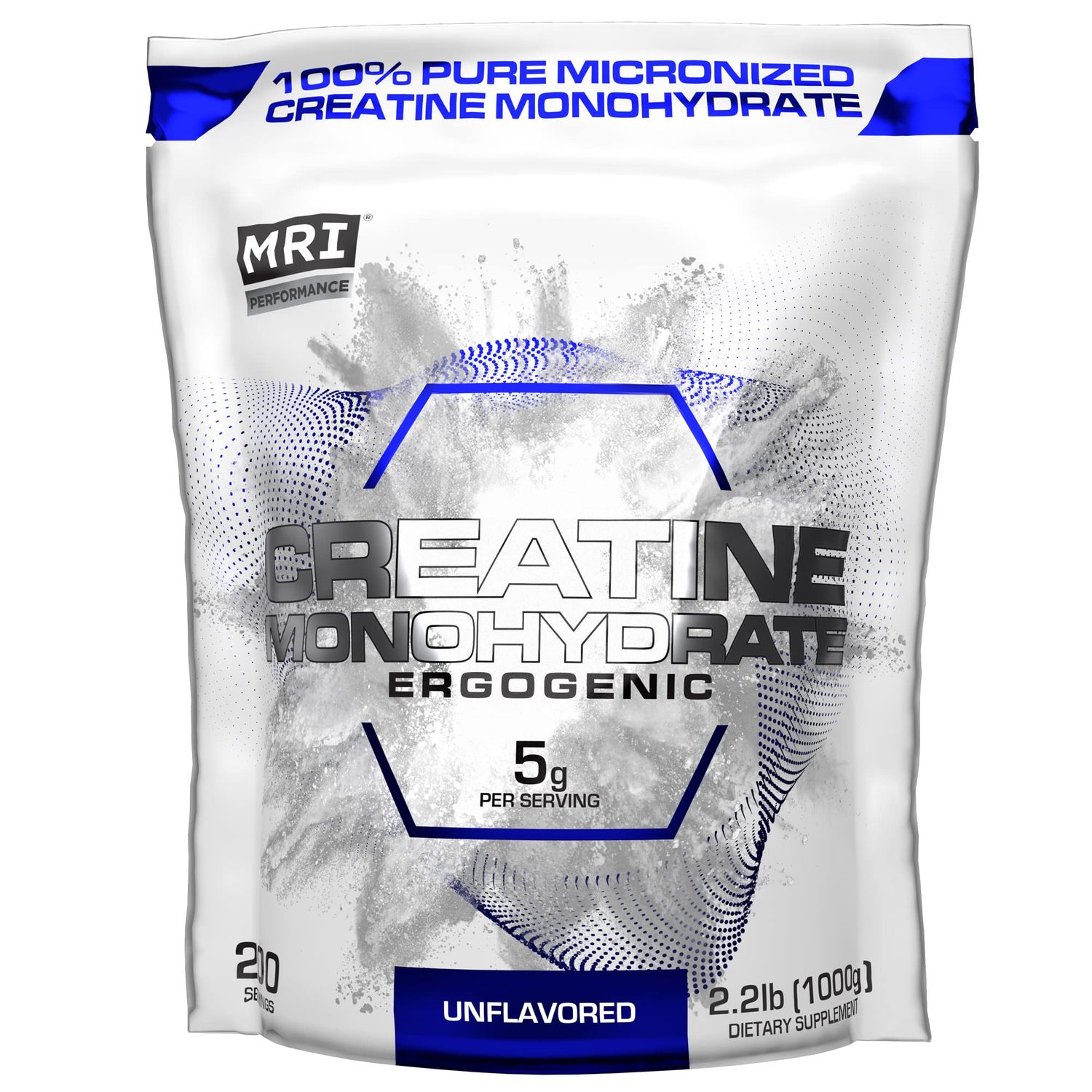 MRI Performance Creatine Monohydrate Powder 5g,100 Pure Micronized Creatine Supplement, Muscle Growth &amp; Recovery, Build Muscle, Increase Strength, Performance, Endurance, 1000g, Unflavored