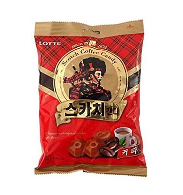 RAUM Food Scotch Trio Flavors Candy Butter Coffee Banana Korean Food Snack 4.44oz (Coffee 5.53 oz)