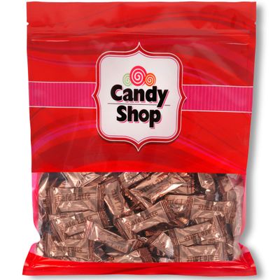 Candy Shop Coffee Candy, Cafe Latte Candy, Rich and Creamy Gourmet Hard Candy, Authentic Brazilian Coffee Flavor, Individually Wrapped, Resealable Bag (Cafe Latte, 2 Lb)
