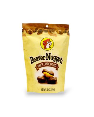 Buc-ees Chocolate Covered Beaver Nuggets - Gourmet Candy, Crunchy &amp; Deliciously Sweet Treats - Snack Size Resealable Bags, Lunch Snacks for Kids &amp; Adults (Milk Chocolate, 3 Ounce)