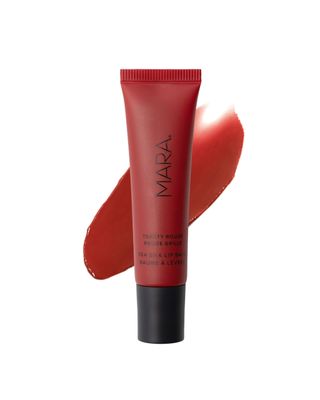 MARA - Natural Sea Silk Lip Balm With Algae Moringa | Plant-Based Skin Care, Hypoallergenic | Moisturize, Plump Soothe Dry, Chapped Lips (Toasty Rouge, 0.5 oz | 15 ml)