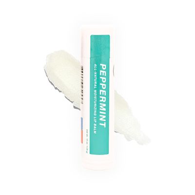 Surface Natural Lip Balm, Hydrating Mint for Kids and Adults, Moisturizing Lip Balm with Vitamin E, Beeswax and Peppermint Oil, Lip Care for Dry Sensitive Lips, Peppermint, 0.15oz
