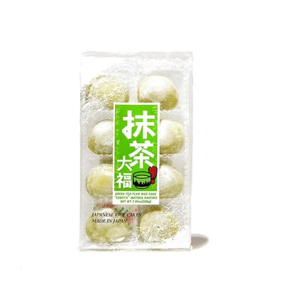 Generic MarcoPolo Japanese Fruit Mochi Kubota Daifuku Soft Rice Cake - Green Tea Matcha Flavor