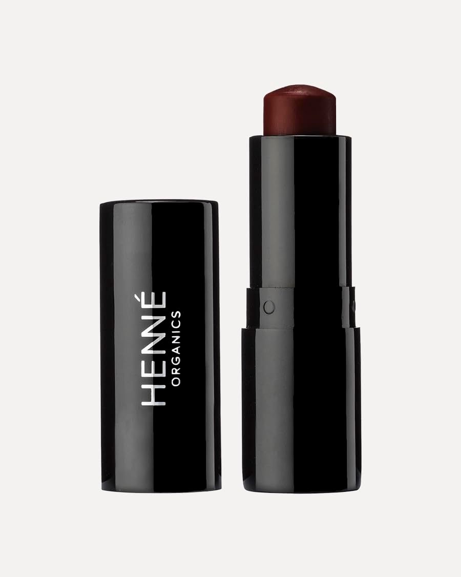 Henn Organics Luxury Lip Tint - Moisturizing, Sheer Natural Color - Nightfall (Dark Red)
