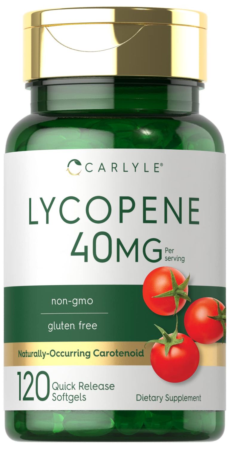 Carlyle Lycopene 40mg | 120 Softgels | Naturally-Occurring Carotenoid | Non-GMO &amp; Gluten Free Supplement