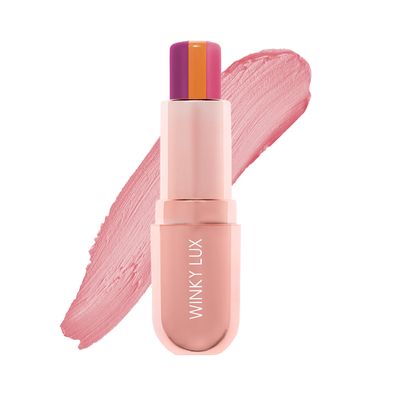 Winky Lux Sorbet Tri Tinted Lip Balm - Hydrating, Nourishing Lip Care with Jojoba Oil &amp; Vitamin E, Sheer Pink Tint, Moisturizes &amp; Softens Dry Lips, Buttery Soft with Juicy Finish