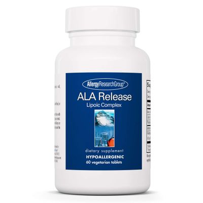 Allergy Research Group ALA Release - Alpha-Lipoic Acid Complex, R-Alpha-Lipoic, Biotin, Calcium, Nutritional Supplement, Vegetarian Tablets - 60 Count