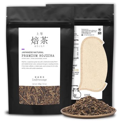 Leafmessage Natural Artisan Tea - Premium Hojicha (100g/3.5oz)