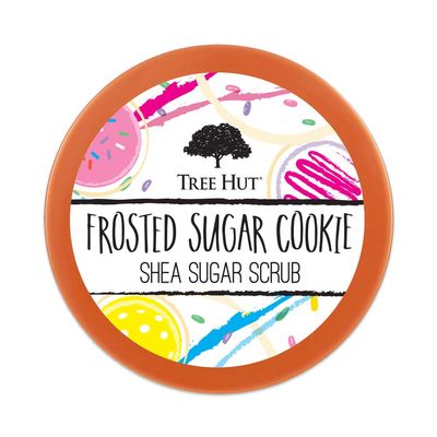 Tree Hut Frosted Sugar Cookie Shea Sugar Scrub | Exfoliating Scrub Removes Dry Skin for a Soft &amp; Natural Glow | Limited Edition | Vegan, Free of Parabens, Formaldehyde Donors, &amp; Sulfates | 18 fl oz.