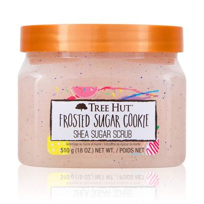 Tree Hut Frosted Sugar Cookie Shea Sugar Scrub | Exfoliating Scrub Removes Dry Skin for a Soft &amp; Natural Glow | Limited Edition | Vegan, Free of Parabens, Formaldehyde Donors, &amp; Sulfates | 18 fl oz.