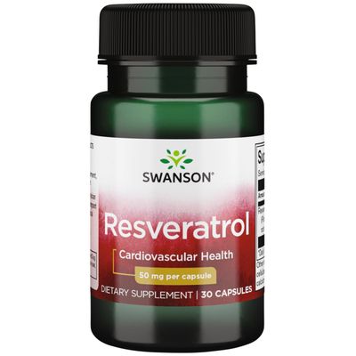 Swanson Resveratrol 50 50 Milligrams 30 Capsules