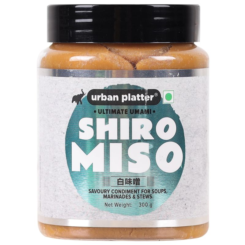 Urban Platter Shiro Miso | White Miso Paste - 10.58 (300g) | Japanese Traditional Fermented Food | Savory for Marinades, Stew, Soups, Salad Dressing &amp; Ramen | Ultimate Umami
