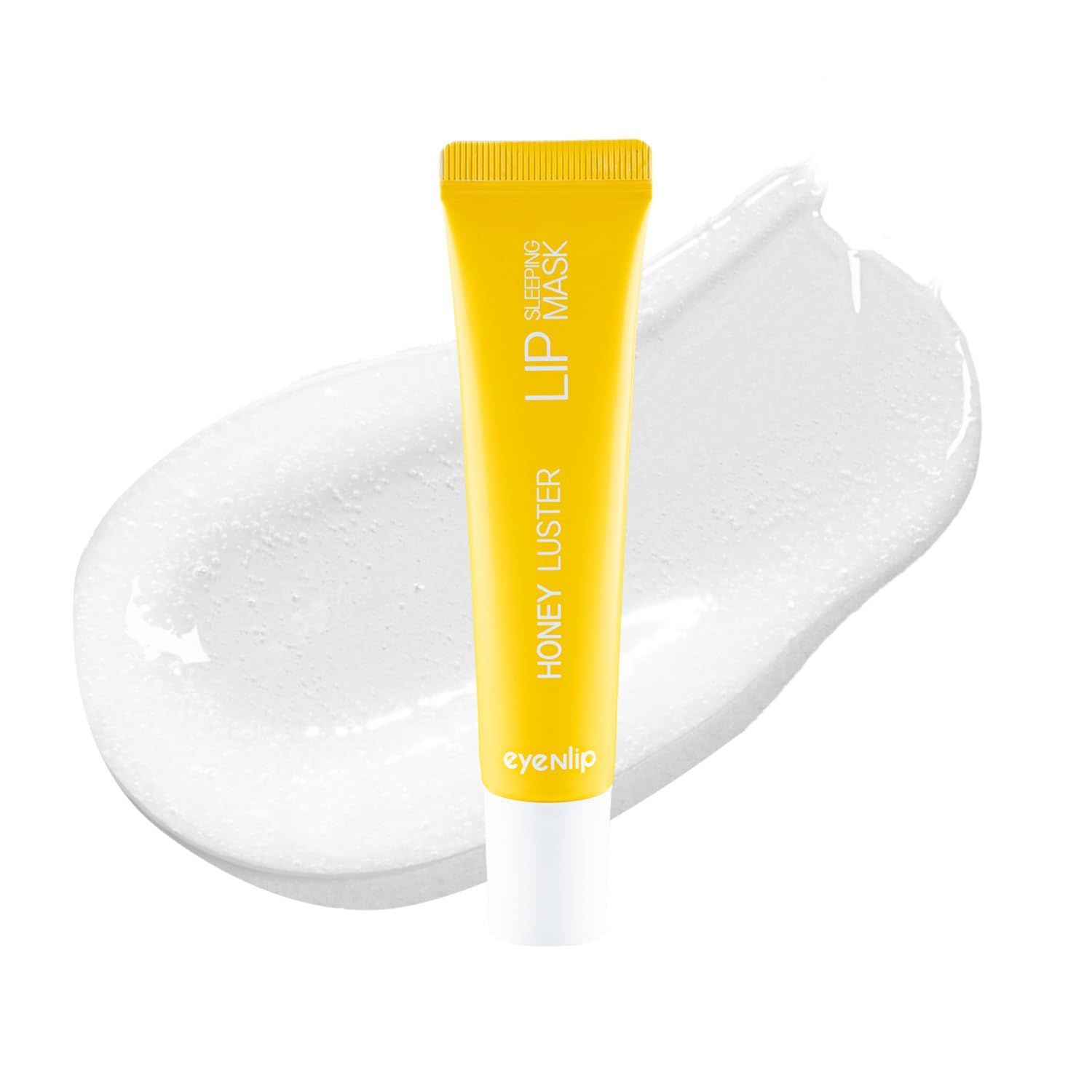Honey Luster Lip Sleeping Mask 0.53oz - Rich Overnight Balmy Treatment with Sunflower Oil, Collagen and Ceramide for Soft, Nourished Lips, Korean Skincare