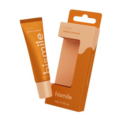 Hismile Salted Caramel Lip Balm, Hydrating, Moisturizing, Vegan, Untinted (10g)