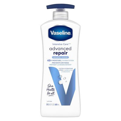 Vaseline Intensive Care Advanced Repair Unscented Healing Moisture Lotion, 20.3 oz (Pack of 5)